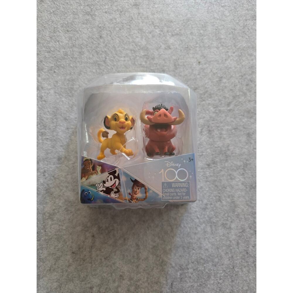 Disney 100 Years of Wonder Figure Set Simba & Pumbaa Collectible